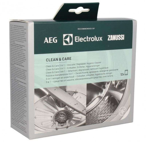 Solutie clean and care 3 in 1 anticalcar, degresant 12 buc M915946