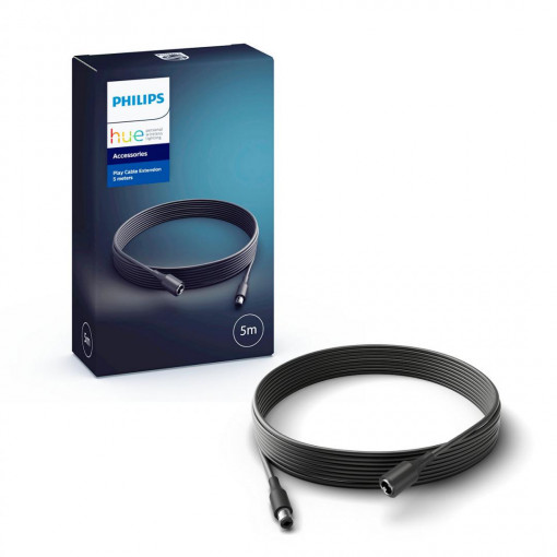 COL HUE PLAY EXT CABLE 5M EU BLK BLACK
