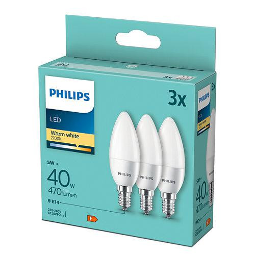 LED 40W B35 E14 WW FR ND 3PF/6 DISC