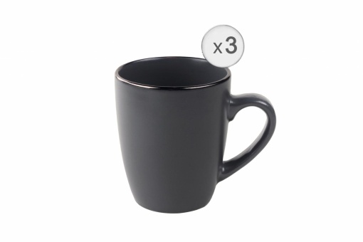 SET 3 CANI CERAMICA, 354 ML, CALYPSO