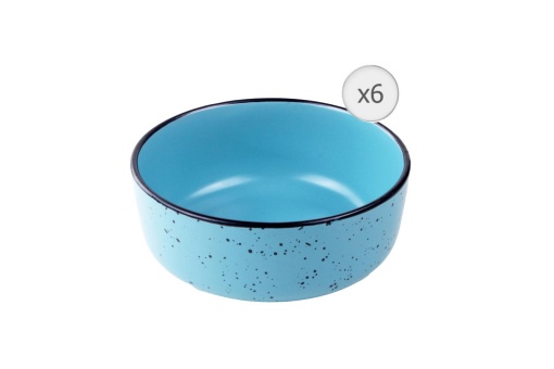 SET 6 B.CEREALE CERAMICA 16 CM, ELECTRA