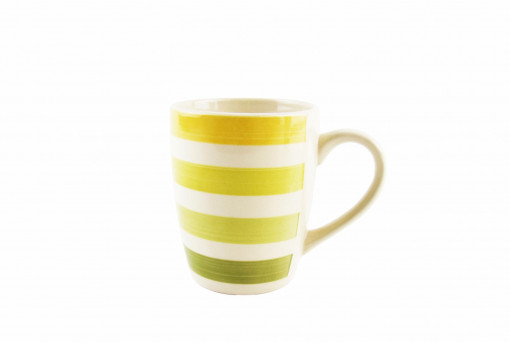CANA CERAMICA 354 ML, LARA, VERDE