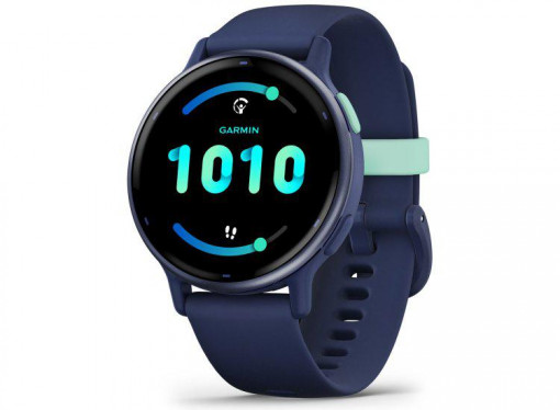 Ceas Garmin vívoactive 5 Blue/Blue Metal