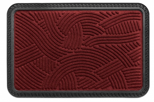 COVORAS INTR TEXTIL+CAUCIUC 40X60CM,ROSU