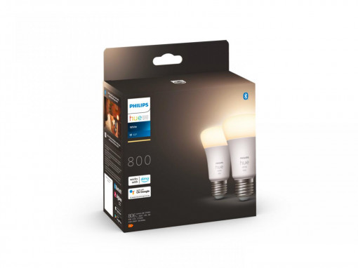 PHILIPS HUEW 9W A60 E27 EU 2P 60W