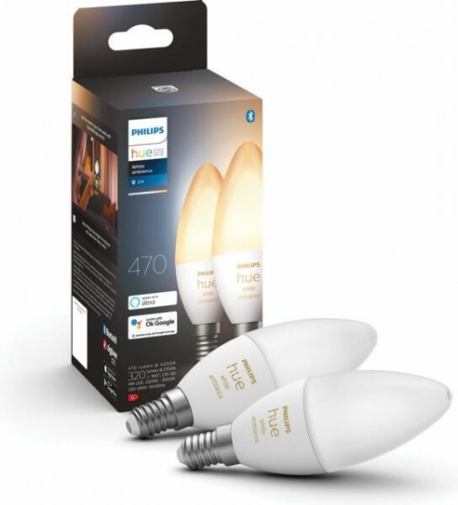 PHILIPS HUEWA 5.2W B39 E14 EU 2P