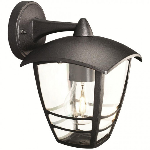CREEK WALL LANTERN BLACK 1X60W 230V