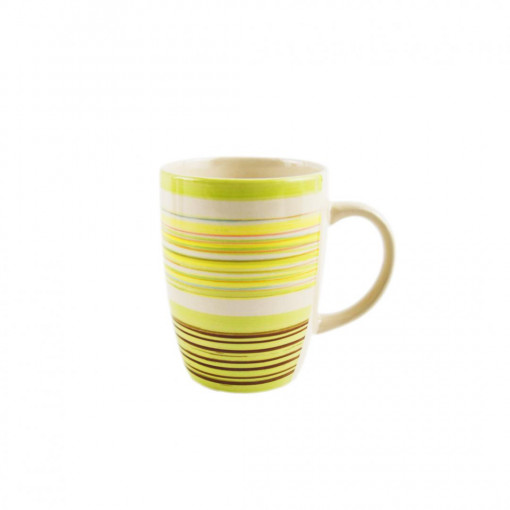 SET 3 CANI CERAMICA 285 ML, SARA,VERDE