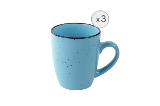 SET 3 CANI CERAMICA 354 ML, ELECTRA