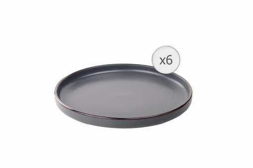 SET 6 F.DESERT, CERAMICA 20 CM, CALYPSO