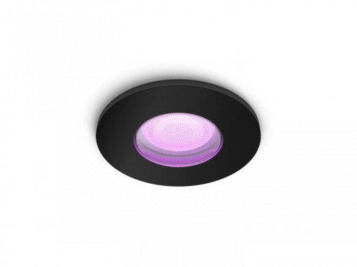 XAMENTO HUE RECESSED BLACK 1X5.7W