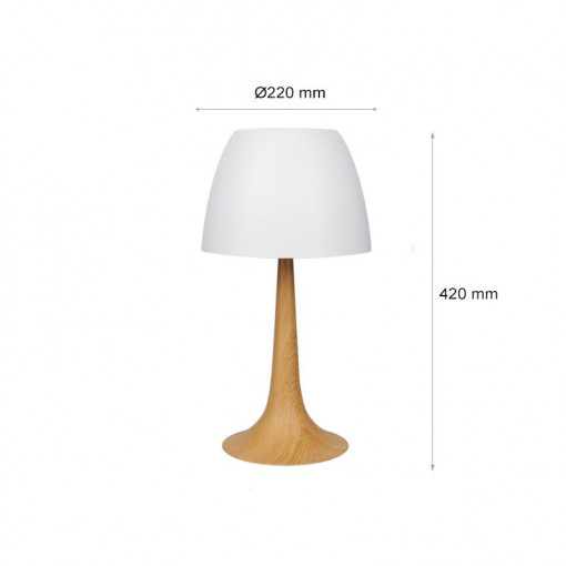 2074 TABLE LIGHT Е27 WHITE