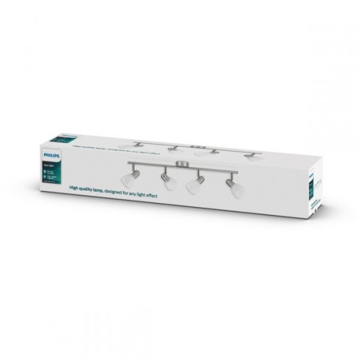 BURLAP BAR/TUBE NICKEL 4X40W 230V
