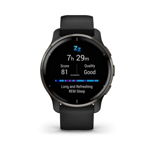 Garmin Venu 2 Plus Slate, Black