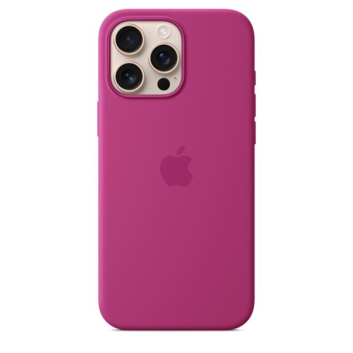 IPHONE 16 PRO MAX SI CASE FUCHSIA-ZML