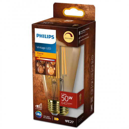 LEDCLA 50W ST64 E27 922 GOLD D 1PF/4
