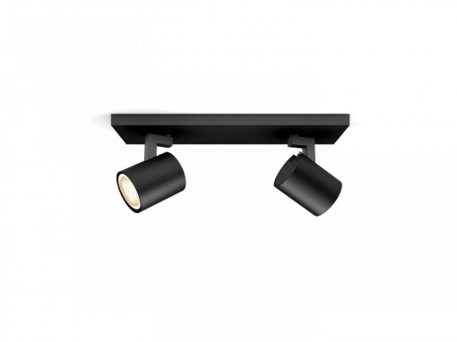 RUNNER HUE BAR/TUBE BLACK 2X5W 230V