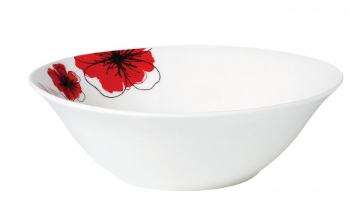 SET 12 BOLURI 20 CM, RED FLOWERS PETAL