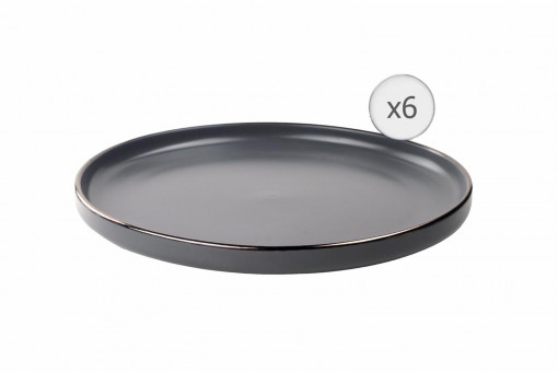 SET 6 F.INTINSE,CERAMICA 27 CM, CALYPSO