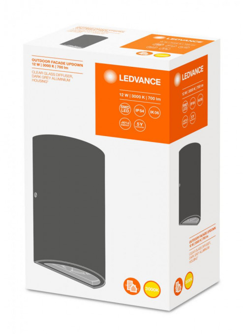 APLICA DE EXTERIOR LEDVANCE 3000K IP54