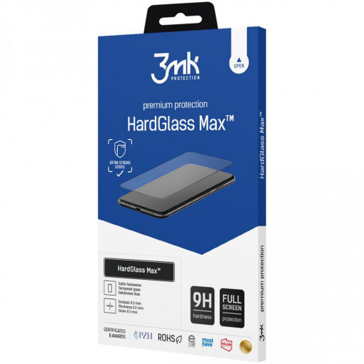 Folie sticla 3MK HardglassM IP12P Max BK