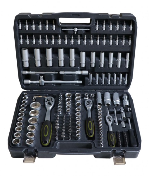 HR TRUSA 172 PIESE CR-V (1/4",3/8"&1/2")