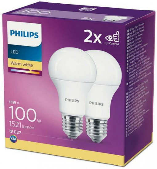 LED 100W A60 E27 WW 230V FR ND 2CT/SRT6
