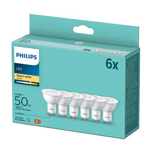 LED 50W GU10 WW 36D 6PF/8 DISC