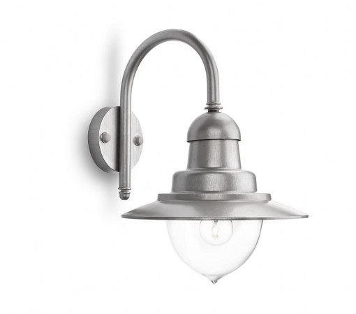 RAINDROP WALL LANTERN IRON 1X60W 230V