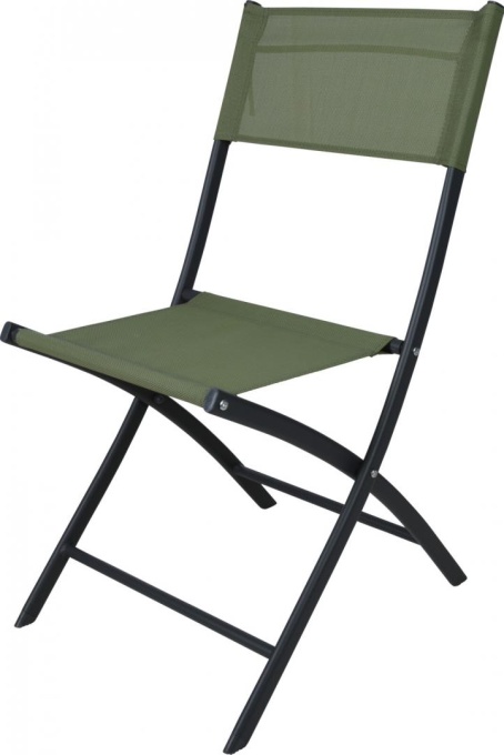 SCAUN PLIABIL 46X52X85CM, NEGRU/VERDE