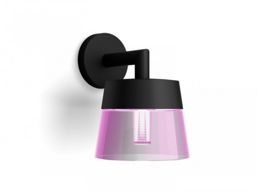 ATTRACT HUE WACA EU WALL LANTERN BLACK 1