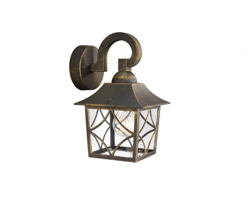 CAMBRIDGE WALL LANTERN BLACKBRUSH 1X60W