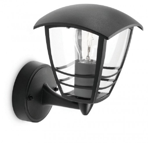 CREEK WALL LANTERN BLACK 1X60W 230V