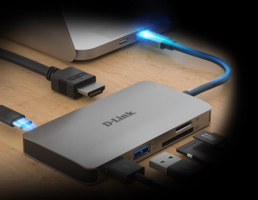 DLINK 6-IN-1 USB-C HUB DUB-M610