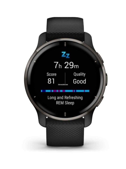 Garmin Venu 2 Plus Slate, Black