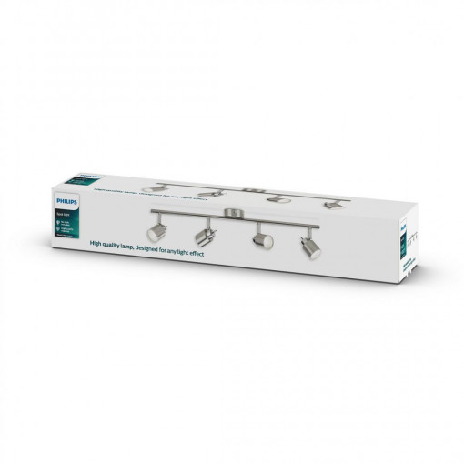 MERANTI BAR/TUBE NICKEL 4X35W 230V