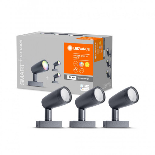 SMART WIFI GARDEN SPOT RGBW 3P DG LEDV