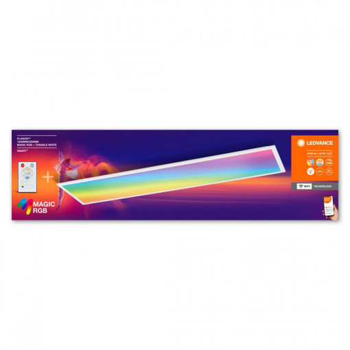 SMARTWIFI PLANON 120X30 MGCRGBTW RCLEDV