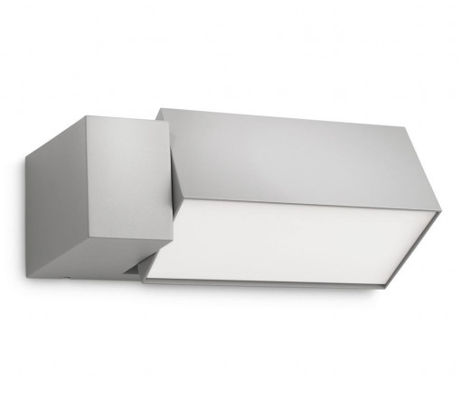 BORDER WALL LANTERN GREY 1X42W 230V
