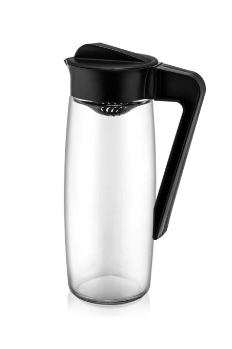 CARAFA STICLA1.5 L+CAPAC PLASTIC CU SITA