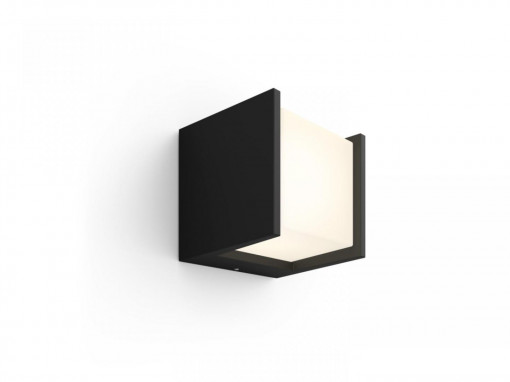 FUZO HUE WHITE EU WALL LANTERN BLACK 1X