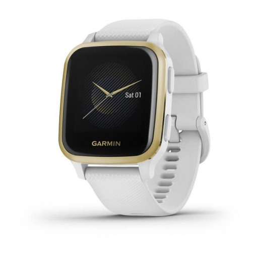 Garmin Venu SQ LightGold, White