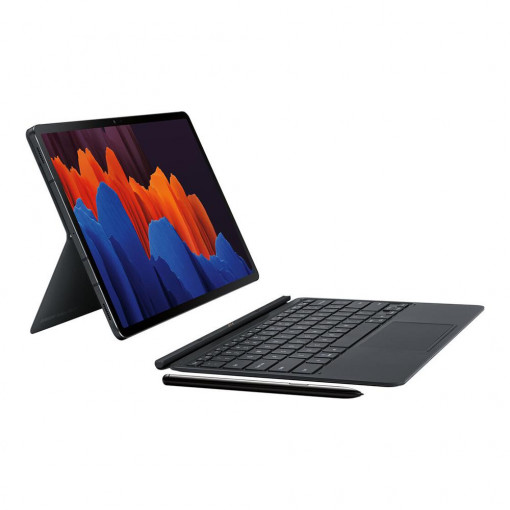 Samsung TAB S7+ Bookcover Keyboard Black