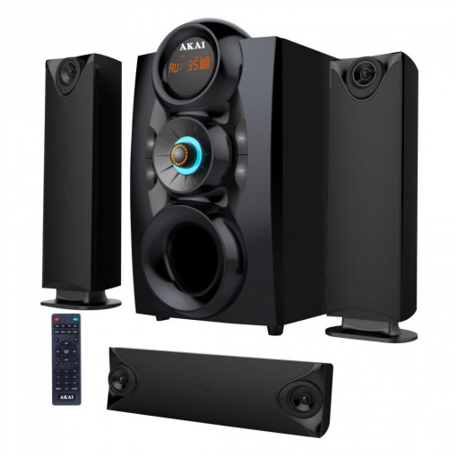 SISTEM BOXE 3.1 AKAI MP3/SD 8W+18W