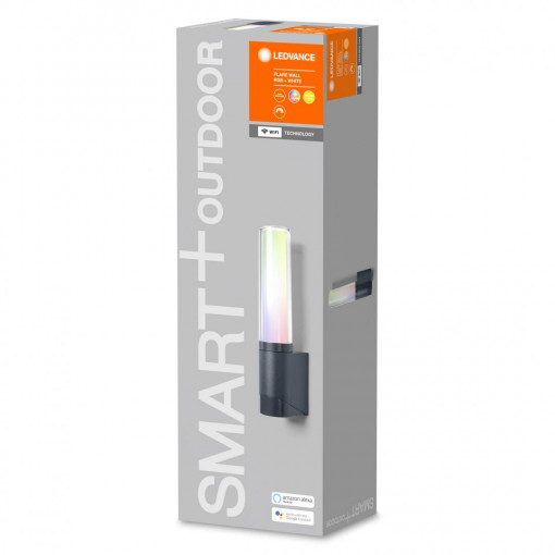 SMART OUTD WIFI FLARE WALL RGBW DG LEDV