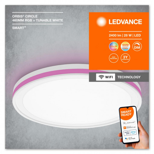 SMART WIFI ORBIS CIRCLE460 RGBTW WTLEDV