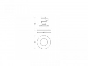 ADORE HUE RECESSED CHROME 1X5W 230V - Img 3