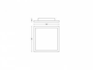 AURELLE HUE PANEL SQ 46.5W CEILING LAMP - Img 4