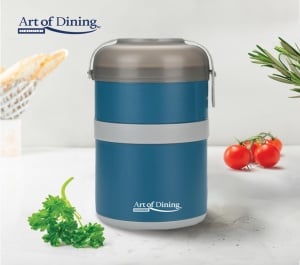 CASEROLA TERMICA DBL 920ML,LOCA,ALBASTRU - Img 4