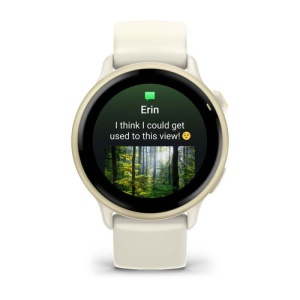 Ceas Garmin vívoactive 6 Bone/Lunar Gold - Img 7